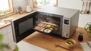 冷凍宅配弁当を電子レンジで温める
