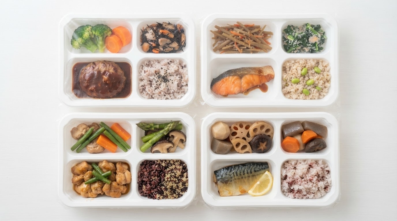 食のそよ風 4コースの比較図